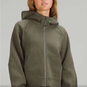 Lululemon Cropped Scuba Full Zip Hoodie